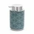 Dispenser porta sapone da appoggio in ceramica turchese cobalto  Circus 