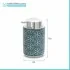 Dispenser porta sapone da appoggio in ceramica turchese cobalto  Circus 