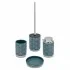 Dispenser porta sapone da appoggio in ceramica turchese cobalto  Circus 