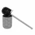 Set accessori bagno da appoggio 4 pezzi in ceramica grigio  Circus