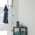 Set 3 appendini da muro bianco grigio e tortora fissaggio con viti o adesivo  Bruce