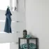Set 3 appendini da muro bianco grigio e verde fissaggio con viti o adesivo  Bruce
