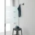 Set 3 appendini da muro bianco grigio e nero fissaggio con viti o adesivo  Bruce