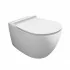 Wc singolo sospeso Simas Vignoni Rimless in ceramica bianco lucido 