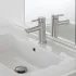 Miscelatore lavabo acciaio spazzolato con piletta click-clack  York 