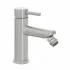 Set miscelatori lavabo e bidet acciaio spazzolato e piletta click-clack  York 