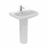 Lavabo Ideal Standard 55 cm con colonna in ceramica lucida  I.Life A 