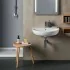Lavabo sospeso Geberit 45 cm in ceramica bianco  Selnova
