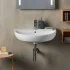 Lavabo sospeso Geberit 55 cm in ceramica bianco  Selnova