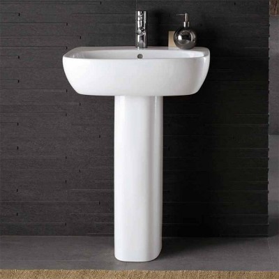 Lavabo con colonna Geberit...