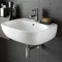 Lavabo sospeso 70 cm Geberit bianco lucido monoforo  Fantasia 