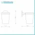Set accessori a muro portaspazzolini e portasapone in acciaio  Idea