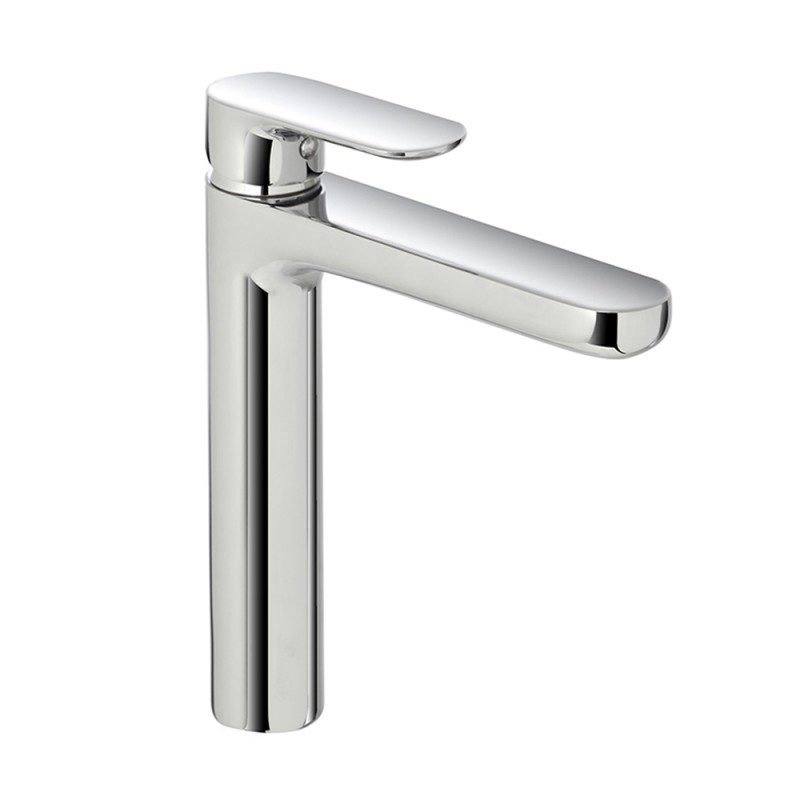 Miscelatore Lavabo Alto Monocomando con Piletta Clic Clac Cromato Miscelatore Lavabo Alto Monocomando con Piletta Clic Clac Cromato