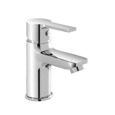 Rubinetto per Lavabo Cromato con Piletta Automatica