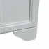Mobile bagno a terra 55 bianco decape con lavabo e specchio  Romantica