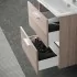 Mobile bagno sospeso 80 corda con lavabo e specchio  Miami
