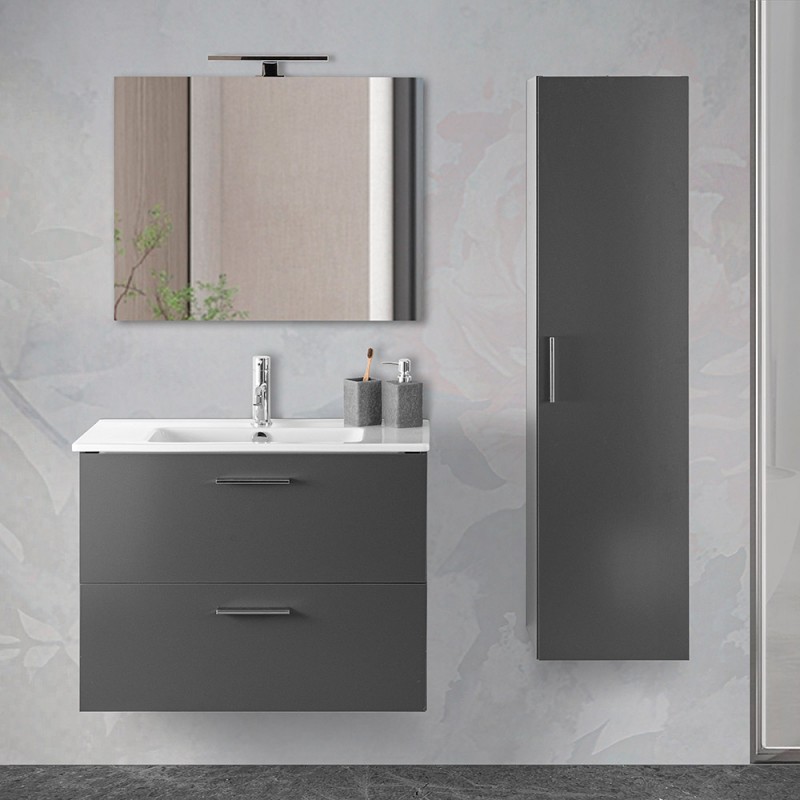 COSTWAY Mobile Sopra WC, Mobile Per Bagno Con Ripiani Regolabili Portarotolo Per Carta Igienica E Anta Ribaltabile Ideale Per Bagno Lavanderia 89x195x99 Cm 79224982