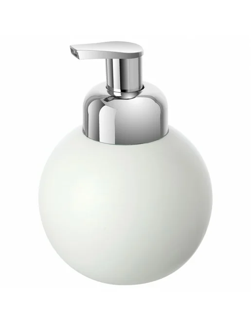 Dispenser Sapone Schiuma In Ceramica 400 Ml – Ricaricabile, Nero – Erogatore Per Bagno E Cucina
