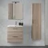 Mobile bagno sospeso 60 corda con lavabo e specchio  Miami