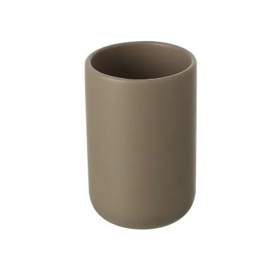 Portaspazzolino in Ceramica Tortora