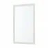 Specchio bagno 67x87 cornice bianco effetto legno reversibile Wood