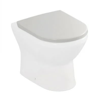 Copriwater originale serie Round in termoindurente bianco lucido