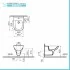 Sanitari sospesi Rimless in ceramica lucida e copriwc soft-close Venti
