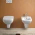 Wc sospeso senza brida Rimless bianco in ceramica lucida  Venti 
