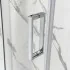 Porta doccia nicchia 100 cm scorrevole trasparente con profilo cromo  Tay 