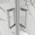 Box doccia 3 lati 70 cm doppio scorrevole trasparente H 195 cm  Tay