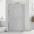 Box doccia angolare 70x90 cm doppio scorrevole vetro stampato  Tay
