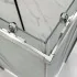 Box doccia angolare 70x90 cm doppio scorrevole vetro stampato  Tay