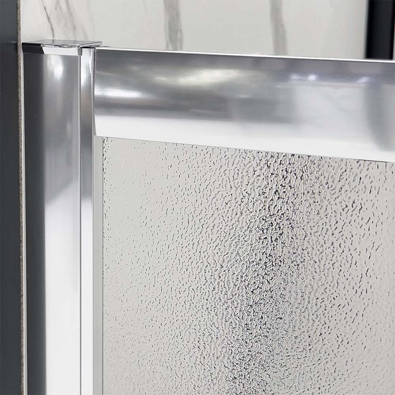 Maniglione Cromato Satinato Piatto Per Porta Blindata Verticale