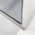 Doccia Walk-In 140 cm nero opaco con vetro fumè H 200 cm  Tay