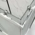 Box doccia angolare 80x150 cm scorrevole con vetro stampato  Tay