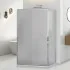Box doccia 3 lati 70x120x70 con porta scorrevole e vetro stampato  Tay