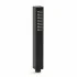 Set doccia incasso Kubo nero opaco con soffione 25 cm e kit doccia 