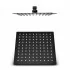 Set doccia incasso Kubo nero opaco con soffione 20 cm e kit doccia 