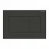 Placca di comando Geberit Sigma30 nero opaco con inserto nero lucido