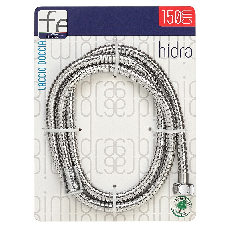 2.0-Meter Acciaio Hi Flow Doppio Interblocco In Acciaio Placcato Doccia Tubo Flessibile Sostituzione Doccia Tubo 2M 