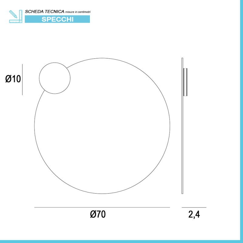 10 Migliori Specchio Tondo Bagno 70 Cm In Italia
