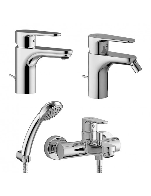 Set Rubinetti Bagno Rubinetto Vasca Da Bagno A 5 Fori SHZICMY - Cromato, Con Doccetta Estraibile Miscelatore 5 Fori Vasca - Foto 5