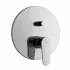 Set doccia incasso Paffoni Green tondo con soffione inox 30 e kit doccia