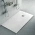 Piatto doccia in resina 70x160 Karen bianco pietra completo di kit scarico