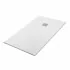Piatto doccia in resina 70x160 Karen bianco pietra completo di kit scarico