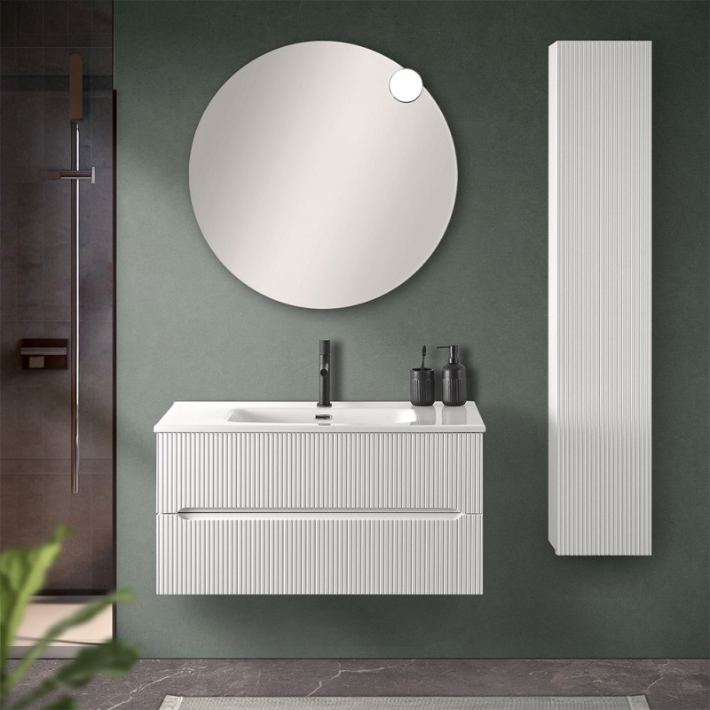 Treb HB Set 5 Panni Da Cucina Professionali 50x65 Cm - Bianco Con Linee Gialle, Per Ristoranti E Hotel - 5