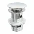Miscelatore bidet inox cromato lucido con piletta click-clack  York 