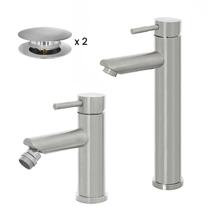 MAI USATO]Rubinetto per lavabo da bagno con beccuccio girevole a 360° e modalità regolabile