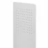 Soffione doccia a sbalzo slim 25x52 cm cromato in acciaio inox