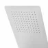 Ugelli Soffione doccia a sbalzo slim 25x52 cm cromato in acciaio inox
